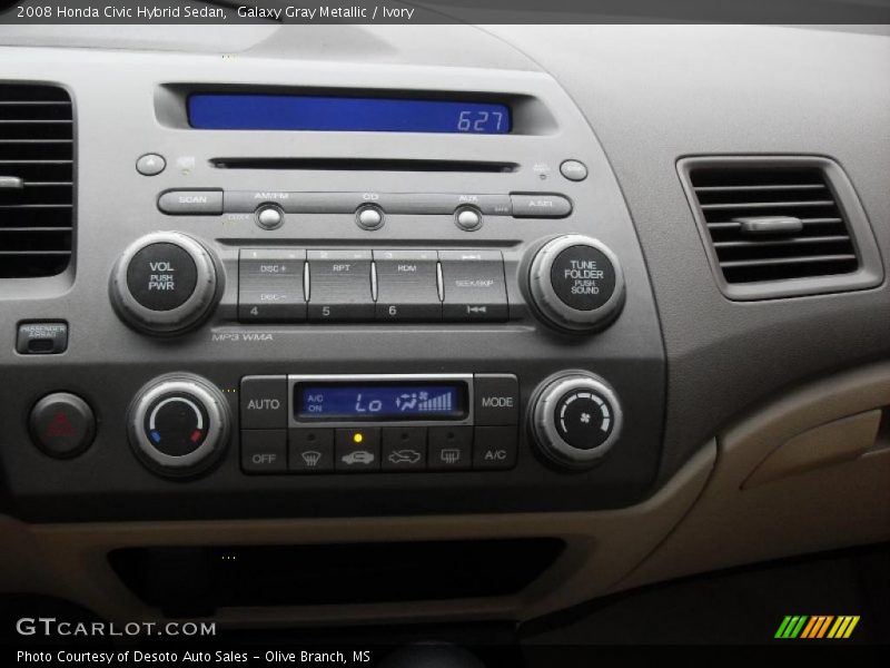 Galaxy Gray Metallic / Ivory 2008 Honda Civic Hybrid Sedan