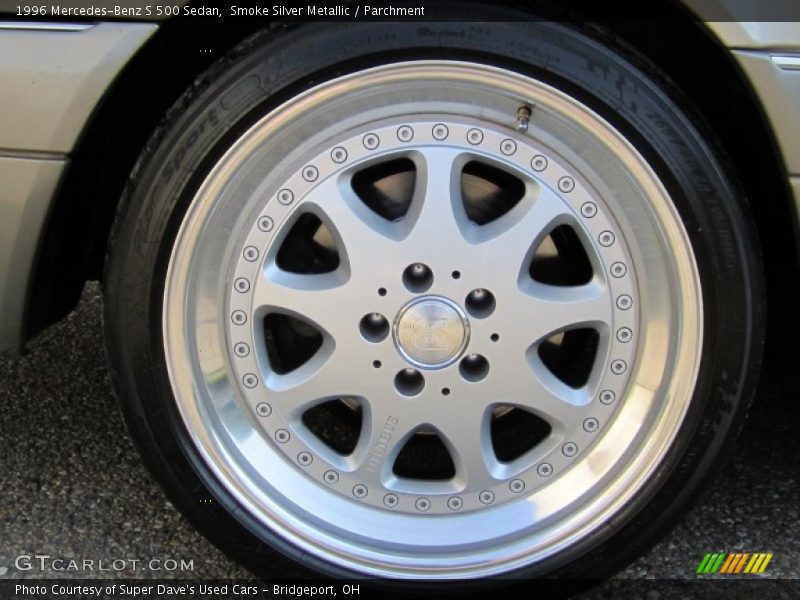 Smoke Silver Metallic / Parchment 1996 Mercedes-Benz S 500 Sedan