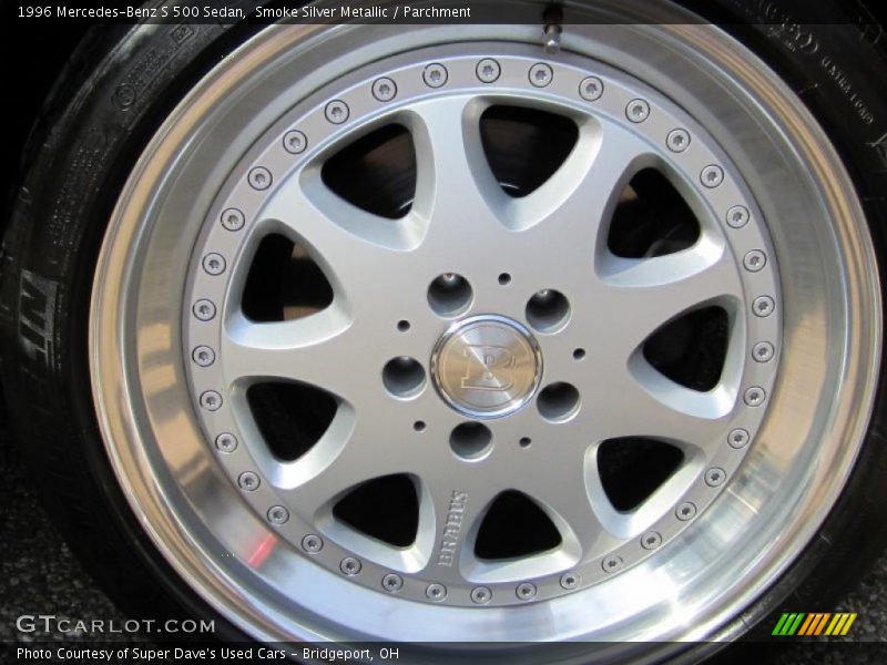 Smoke Silver Metallic / Parchment 1996 Mercedes-Benz S 500 Sedan