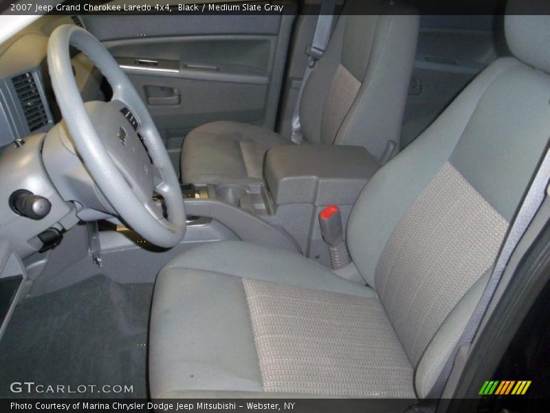 Black / Medium Slate Gray 2007 Jeep Grand Cherokee Laredo 4x4