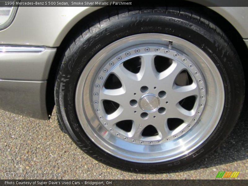 Smoke Silver Metallic / Parchment 1996 Mercedes-Benz S 500 Sedan