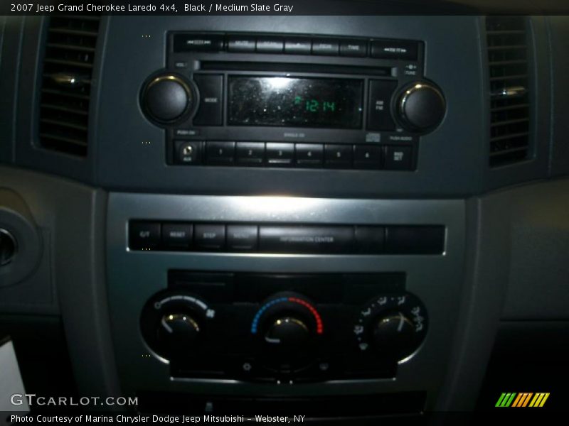 Black / Medium Slate Gray 2007 Jeep Grand Cherokee Laredo 4x4