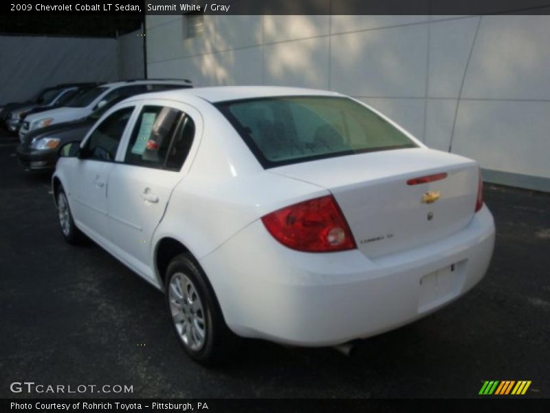 Summit White / Gray 2009 Chevrolet Cobalt LT Sedan