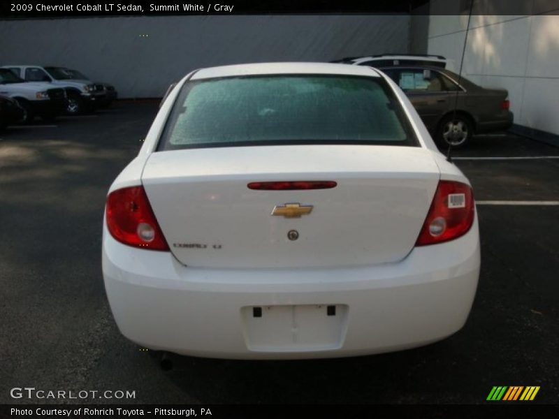 Summit White / Gray 2009 Chevrolet Cobalt LT Sedan