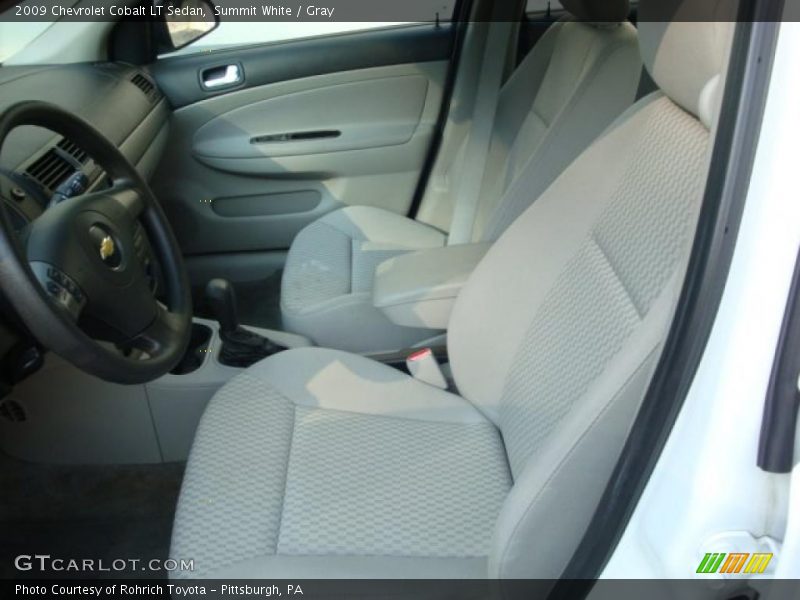 Summit White / Gray 2009 Chevrolet Cobalt LT Sedan