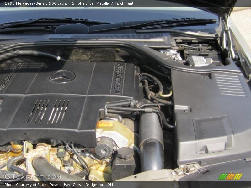 Smoke Silver Metallic / Parchment 1996 Mercedes-Benz S 500 Sedan