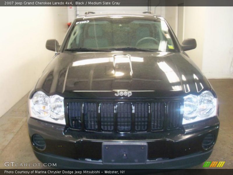 Black / Medium Slate Gray 2007 Jeep Grand Cherokee Laredo 4x4