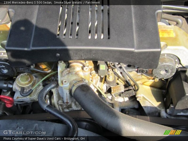 Smoke Silver Metallic / Parchment 1996 Mercedes-Benz S 500 Sedan