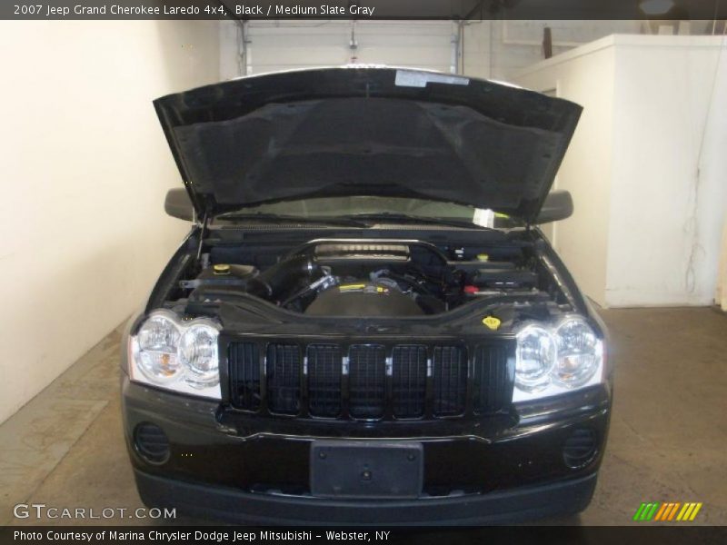 Black / Medium Slate Gray 2007 Jeep Grand Cherokee Laredo 4x4