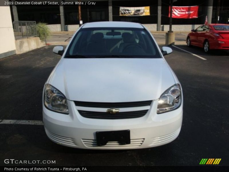 Summit White / Gray 2009 Chevrolet Cobalt LT Sedan