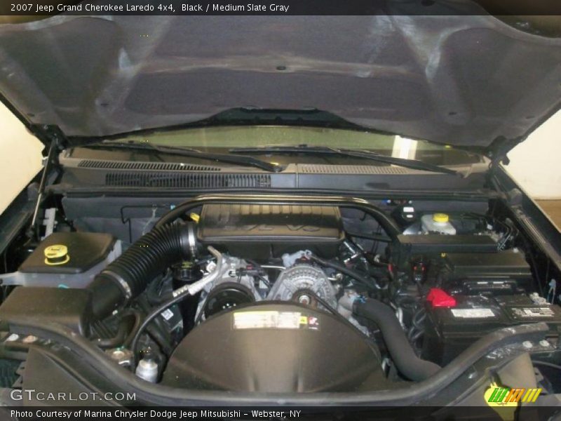 Black / Medium Slate Gray 2007 Jeep Grand Cherokee Laredo 4x4