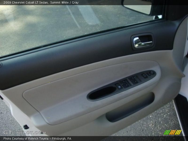 Summit White / Gray 2009 Chevrolet Cobalt LT Sedan
