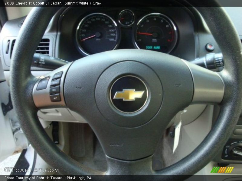 Summit White / Gray 2009 Chevrolet Cobalt LT Sedan