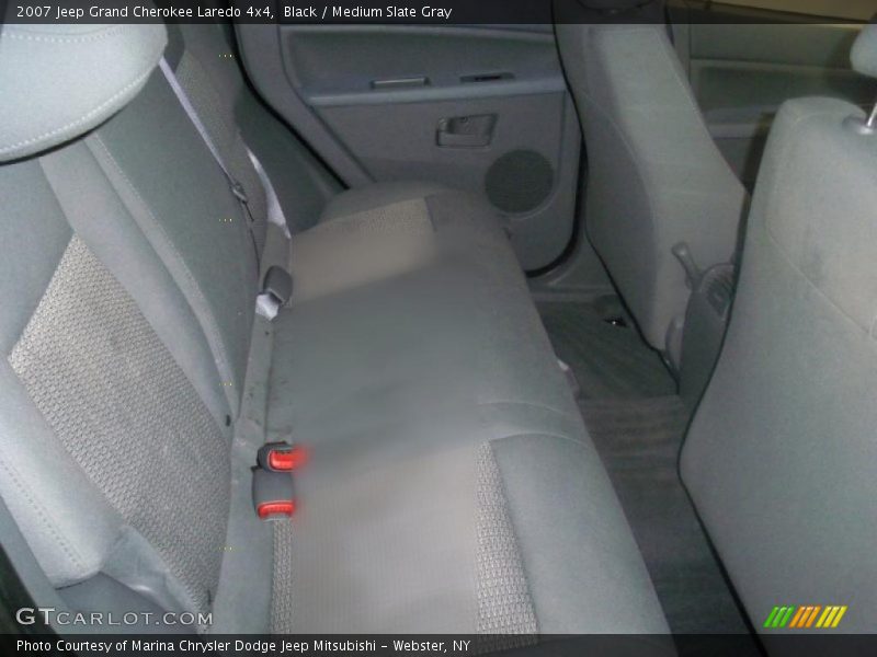 Black / Medium Slate Gray 2007 Jeep Grand Cherokee Laredo 4x4