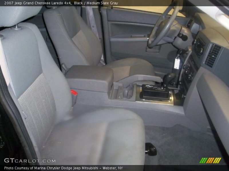 Black / Medium Slate Gray 2007 Jeep Grand Cherokee Laredo 4x4