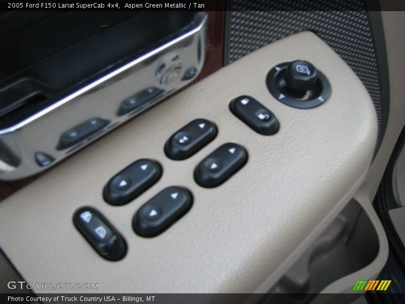 Aspen Green Metallic / Tan 2005 Ford F150 Lariat SuperCab 4x4