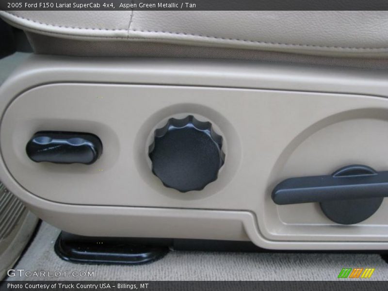 Aspen Green Metallic / Tan 2005 Ford F150 Lariat SuperCab 4x4