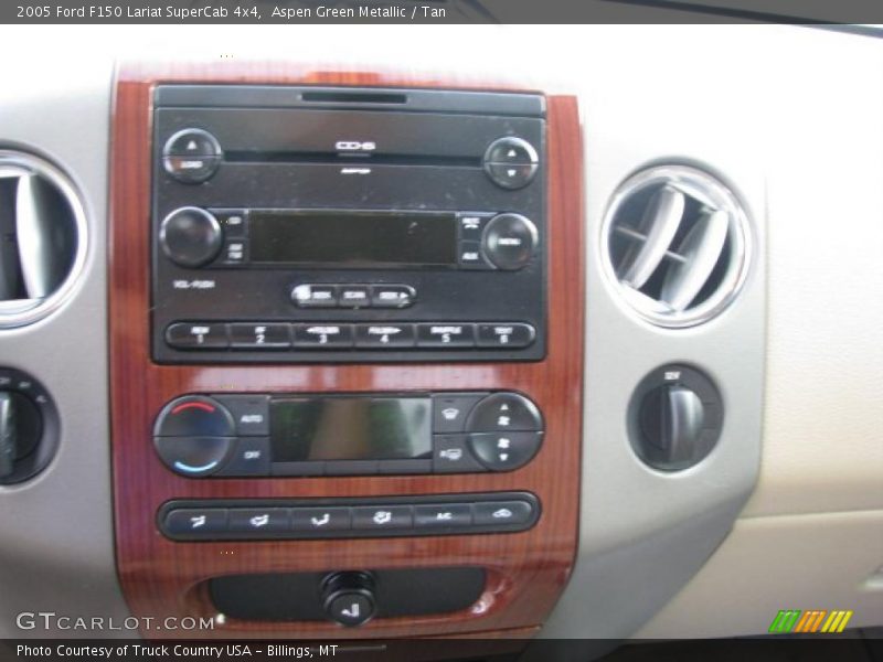 Aspen Green Metallic / Tan 2005 Ford F150 Lariat SuperCab 4x4
