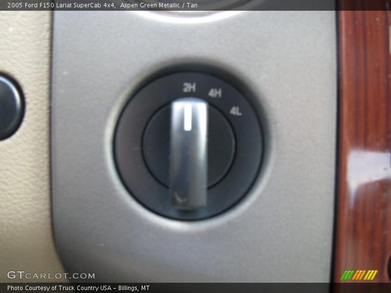 Aspen Green Metallic / Tan 2005 Ford F150 Lariat SuperCab 4x4