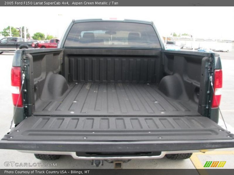 Aspen Green Metallic / Tan 2005 Ford F150 Lariat SuperCab 4x4