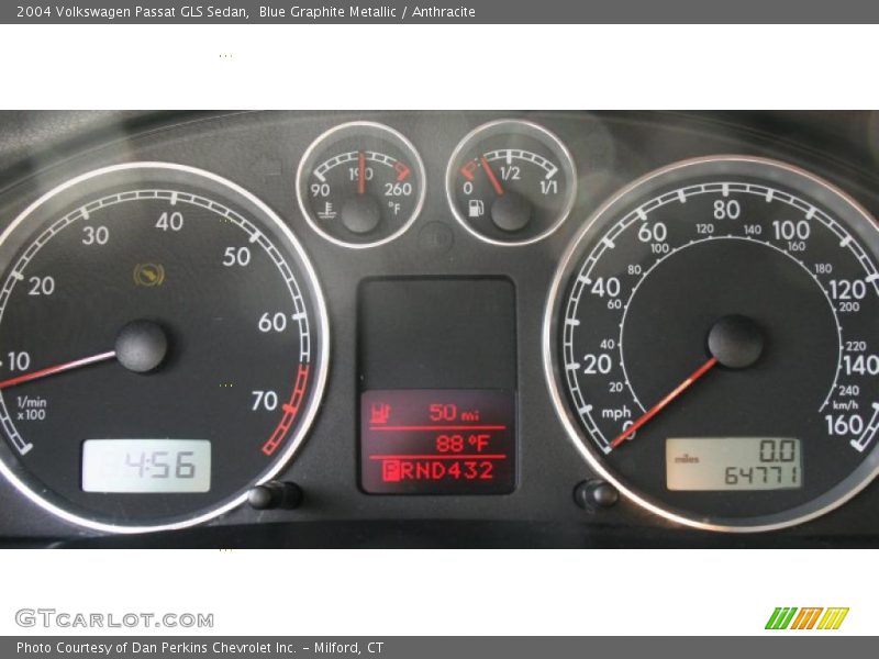 Blue Graphite Metallic / Anthracite 2004 Volkswagen Passat GLS Sedan