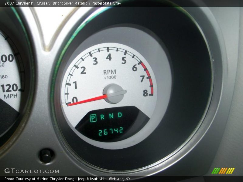 Bright Silver Metallic / Pastel Slate Gray 2007 Chrysler PT Cruiser