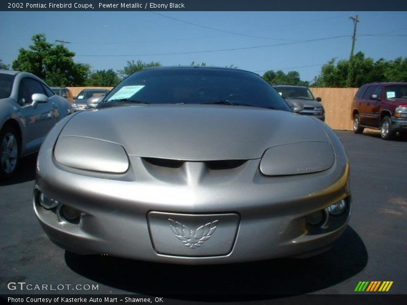 Pewter Metallic / Ebony Black 2002 Pontiac Firebird Coupe