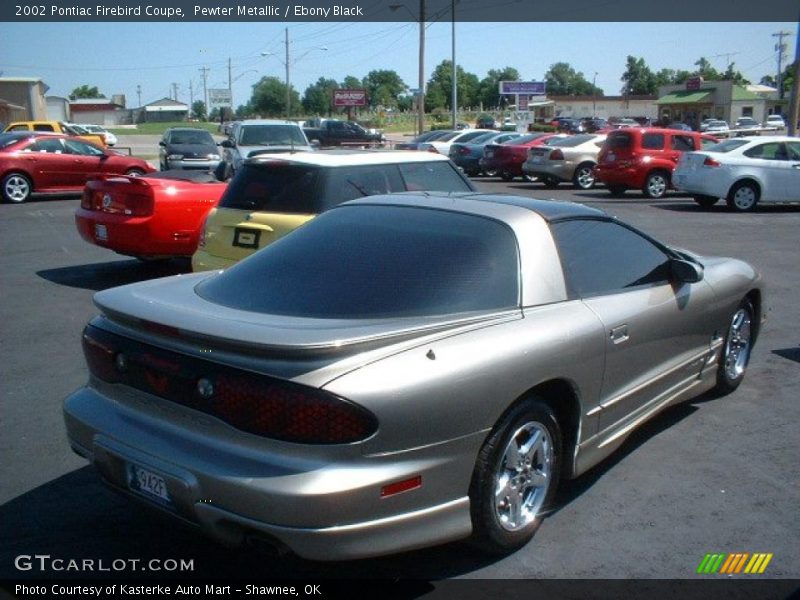 Pewter Metallic / Ebony Black 2002 Pontiac Firebird Coupe