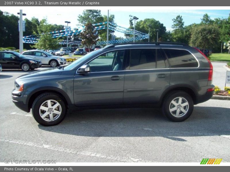 Titanium Gray Metallic / Graphite 2007 Volvo XC90 3.2
