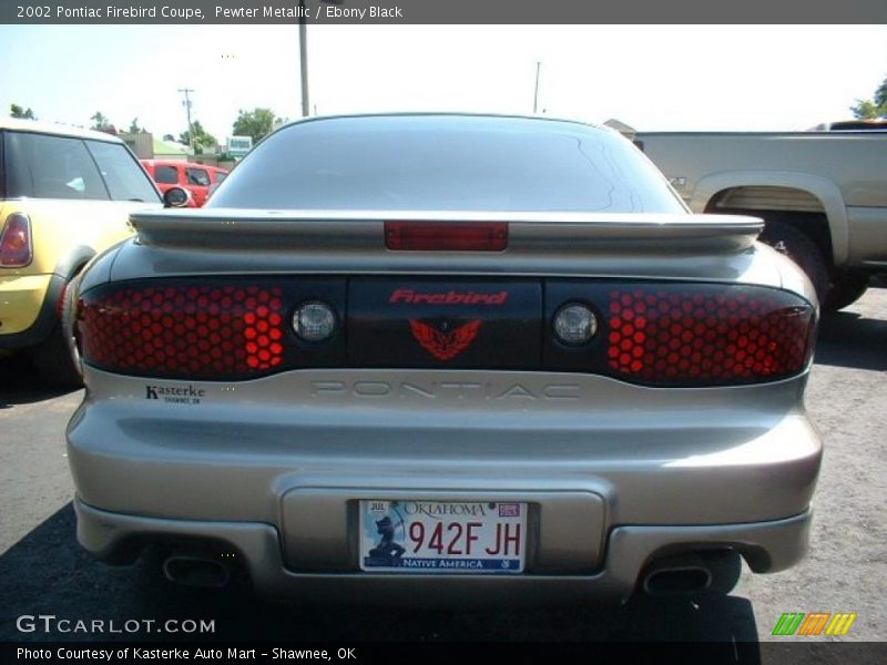 Pewter Metallic / Ebony Black 2002 Pontiac Firebird Coupe