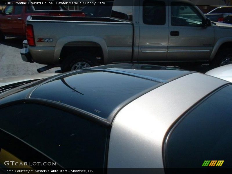 Pewter Metallic / Ebony Black 2002 Pontiac Firebird Coupe