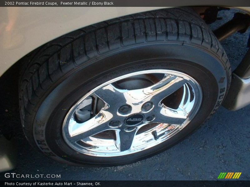 Pewter Metallic / Ebony Black 2002 Pontiac Firebird Coupe