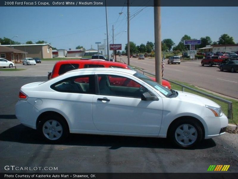 Oxford White / Medium Stone 2008 Ford Focus S Coupe