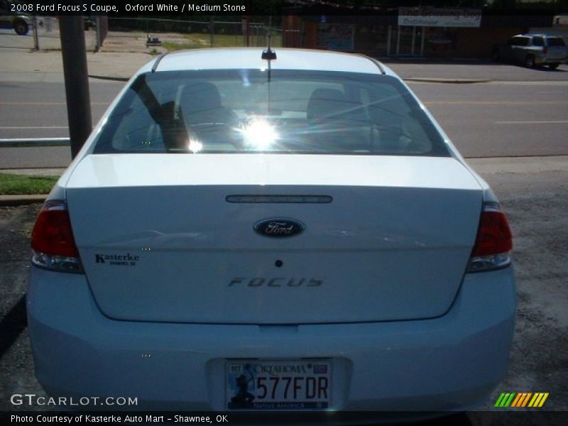 Oxford White / Medium Stone 2008 Ford Focus S Coupe