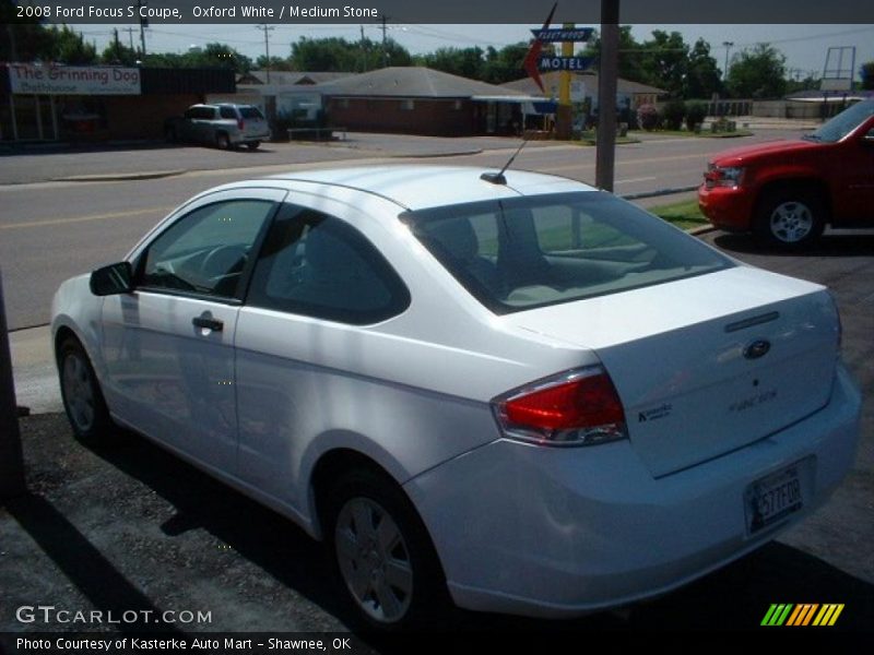 Oxford White / Medium Stone 2008 Ford Focus S Coupe