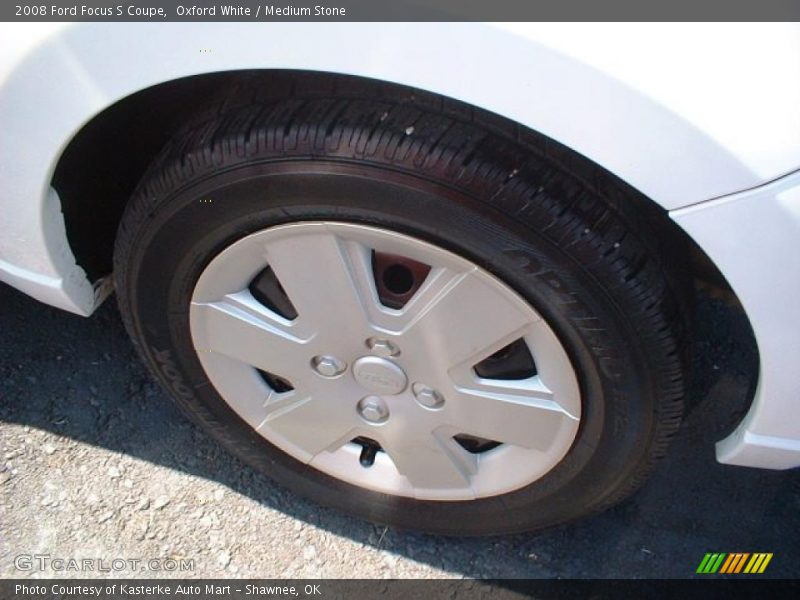 Oxford White / Medium Stone 2008 Ford Focus S Coupe
