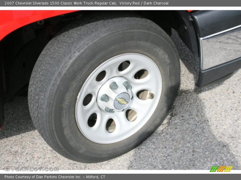 Victory Red / Dark Charcoal 2007 Chevrolet Silverado 1500 Classic Work Truck Regular Cab