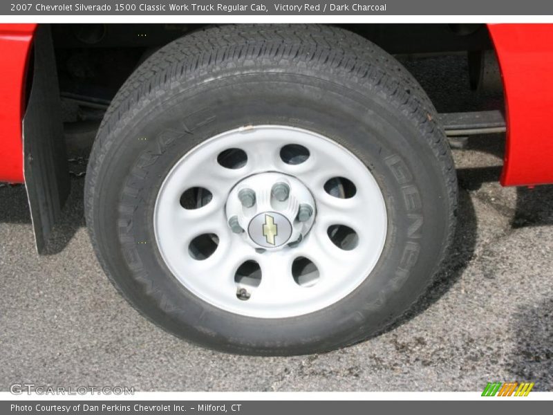 Victory Red / Dark Charcoal 2007 Chevrolet Silverado 1500 Classic Work Truck Regular Cab