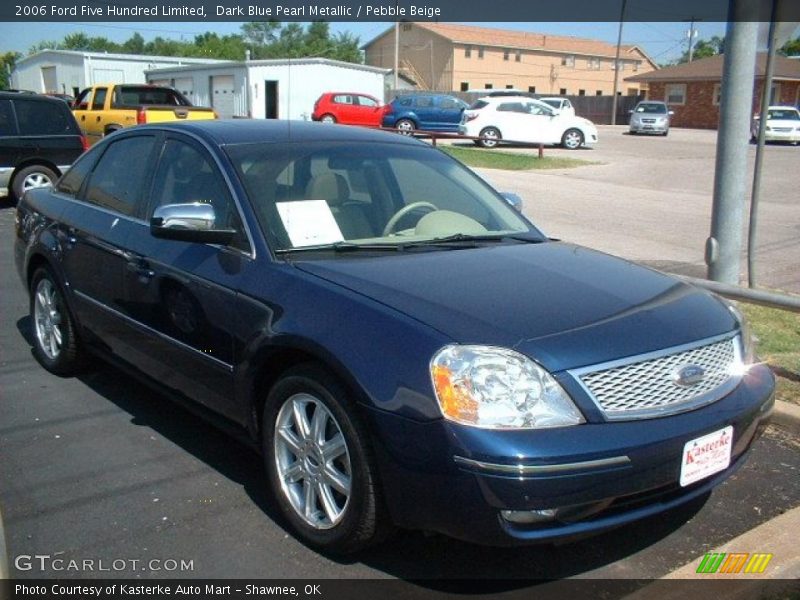 Dark Blue Pearl Metallic / Pebble Beige 2006 Ford Five Hundred Limited