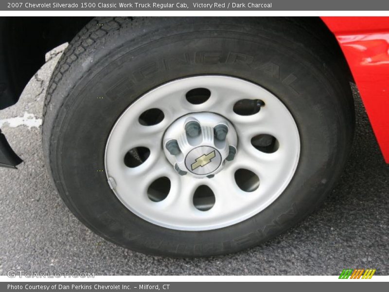 Victory Red / Dark Charcoal 2007 Chevrolet Silverado 1500 Classic Work Truck Regular Cab