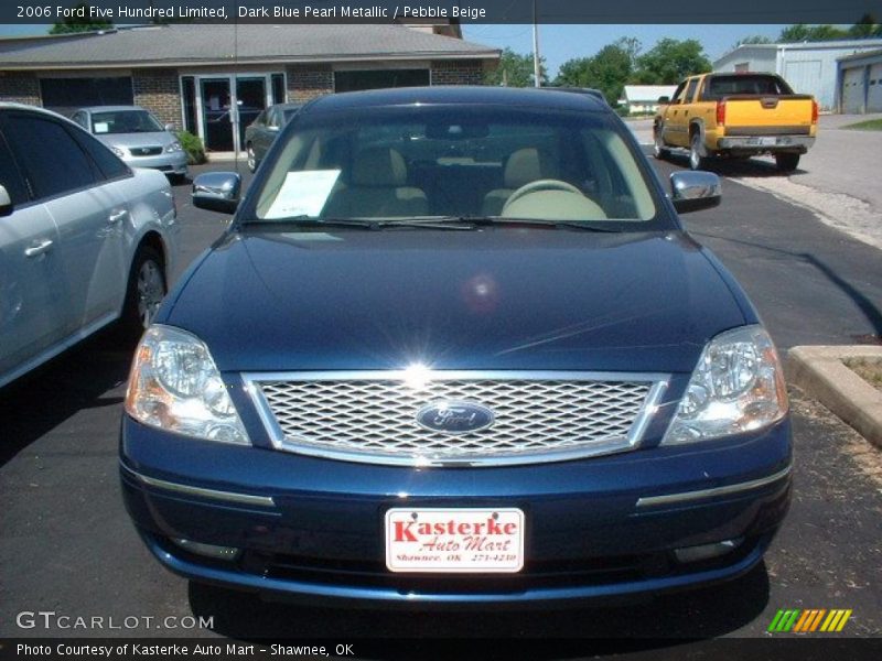 Dark Blue Pearl Metallic / Pebble Beige 2006 Ford Five Hundred Limited