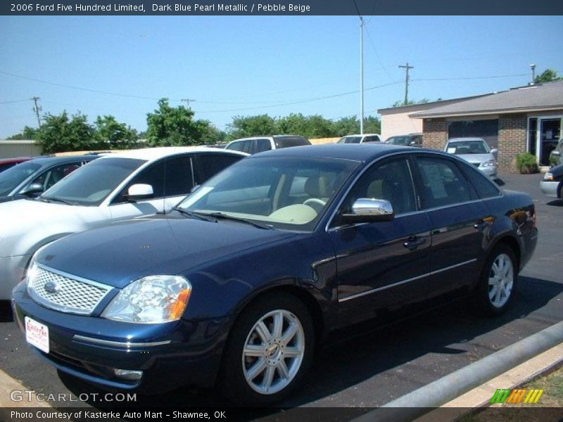 Dark Blue Pearl Metallic / Pebble Beige 2006 Ford Five Hundred Limited