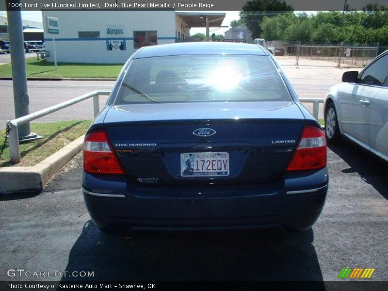 Dark Blue Pearl Metallic / Pebble Beige 2006 Ford Five Hundred Limited
