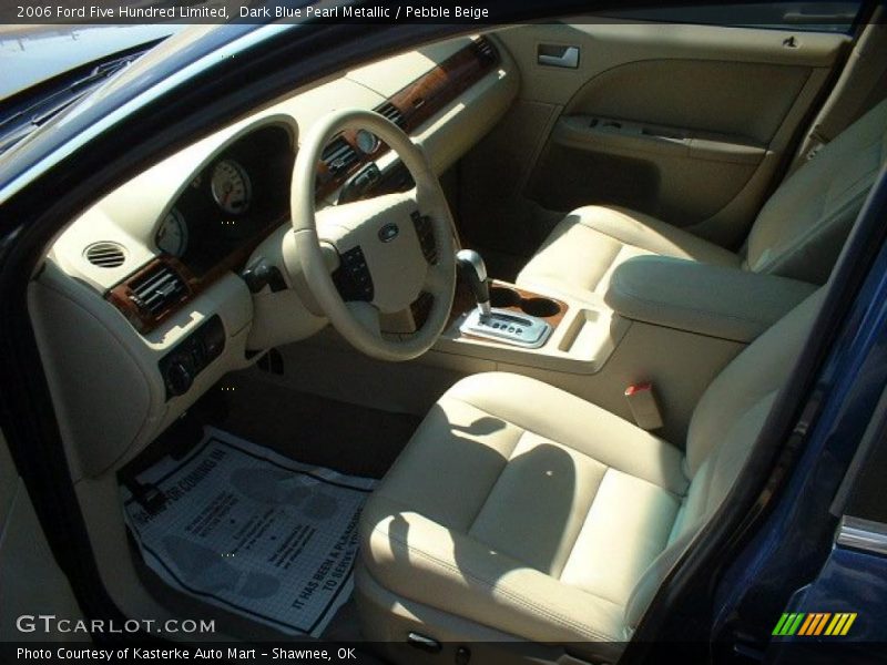 Dark Blue Pearl Metallic / Pebble Beige 2006 Ford Five Hundred Limited