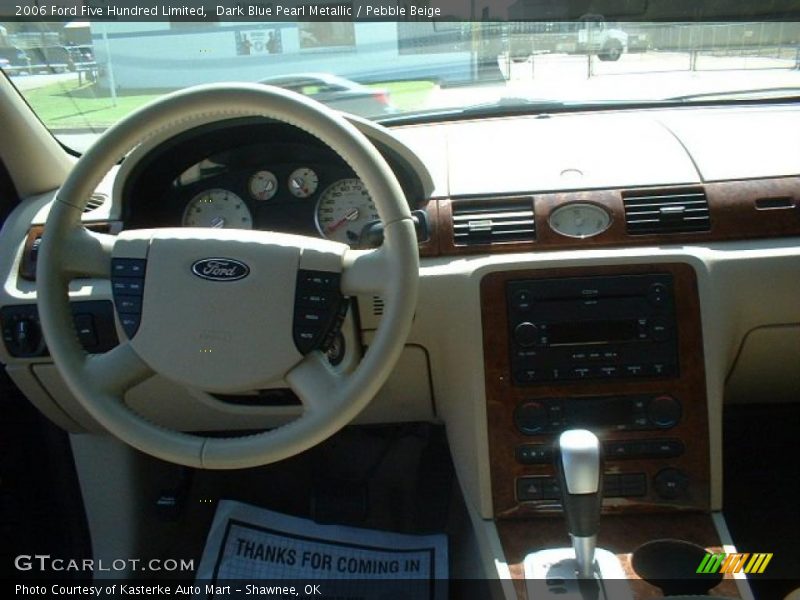 Dark Blue Pearl Metallic / Pebble Beige 2006 Ford Five Hundred Limited