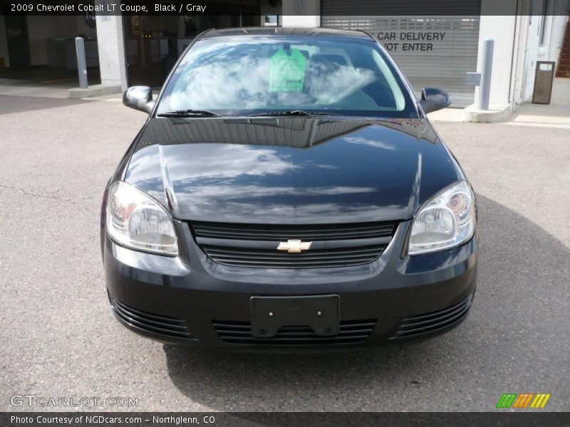 Black / Gray 2009 Chevrolet Cobalt LT Coupe