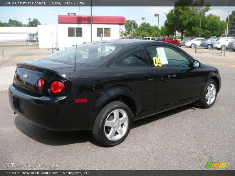 Black / Gray 2009 Chevrolet Cobalt LT Coupe