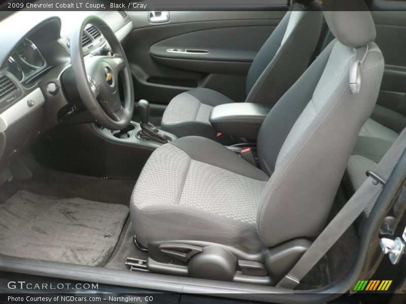 Black / Gray 2009 Chevrolet Cobalt LT Coupe