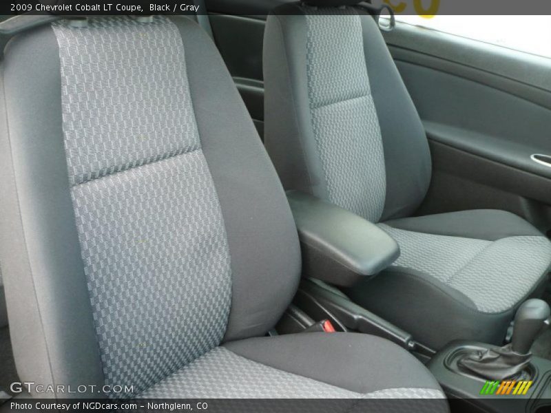 Black / Gray 2009 Chevrolet Cobalt LT Coupe