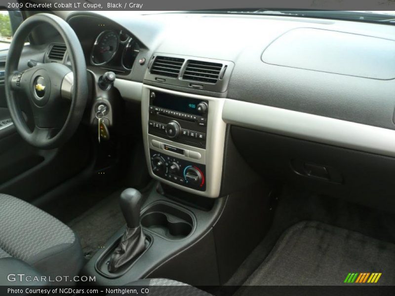 Black / Gray 2009 Chevrolet Cobalt LT Coupe